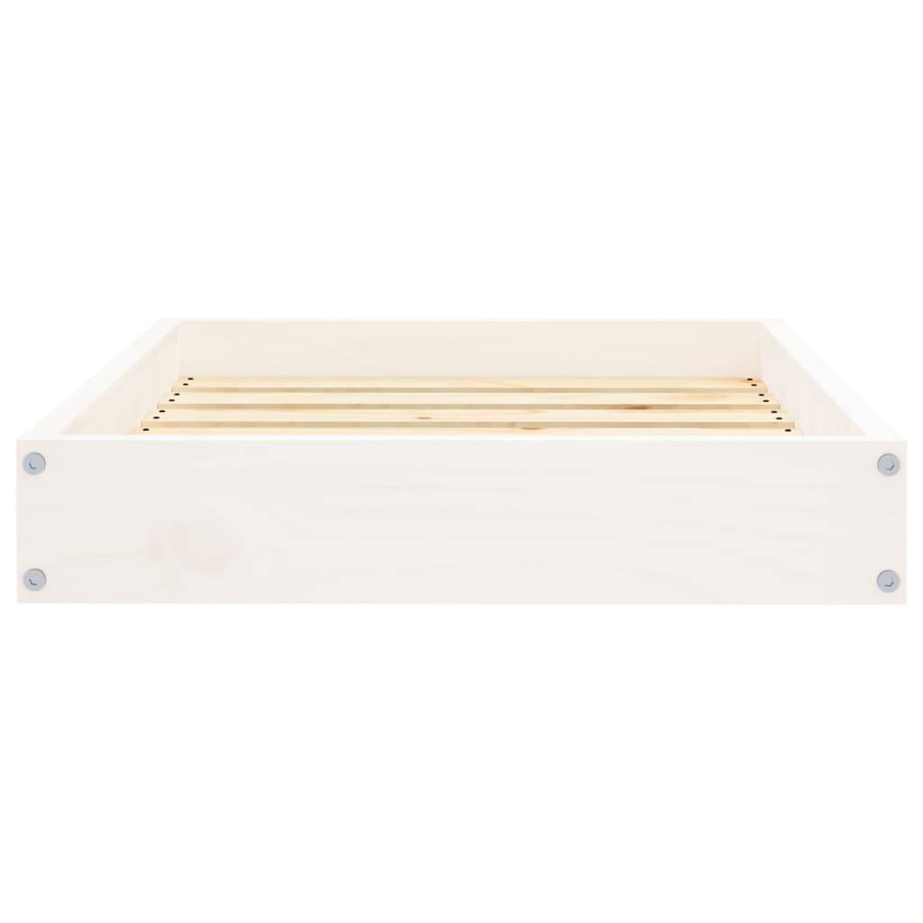 Vidaxl - Lit pour chien Blanc 61,5x49x9 cm Bois de pin solide vidaXL 820852 - Imagen 6