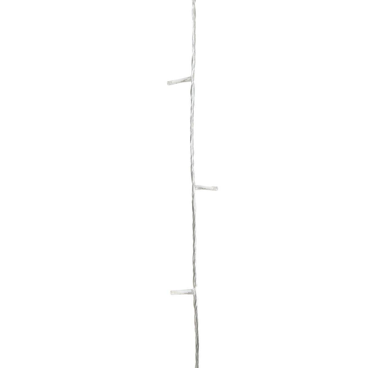 Fééric Lights & Christmas - Rideau lumineux de façade d'extérieur 1 x 2 m 200 LED blanc chaud à effets avec minuteur sur secteur - Atmosphera Créateur d'intérieur - Image 5
