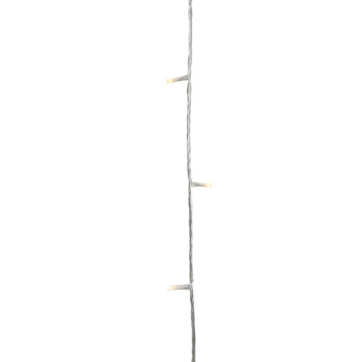 Fééric Lights & Christmas - Rideau lumineux de façade d'extérieur 1 x 2 m 200 LED blanc chaud à effets avec minuteur sur secteur - Atmosphera Créateur d'intérieur - Image 4