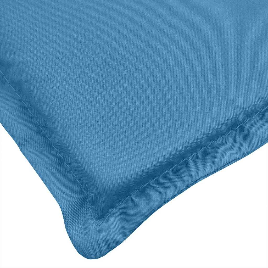 PANGIVO - Coussin de chaise longue polyester bleu mélangé 186 x 58 x 4 cm - PANGIVO - Image 7