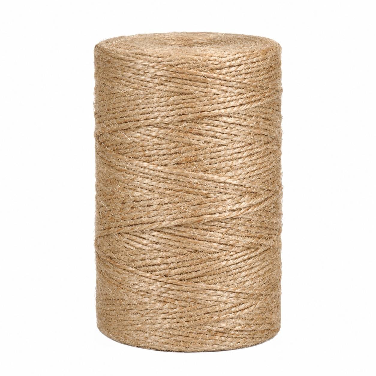 Corde en Jute Marron 200m Diamètre 1mm pour Jardin Tuteur Arbres Plantes Fleurs DIY - Image 1