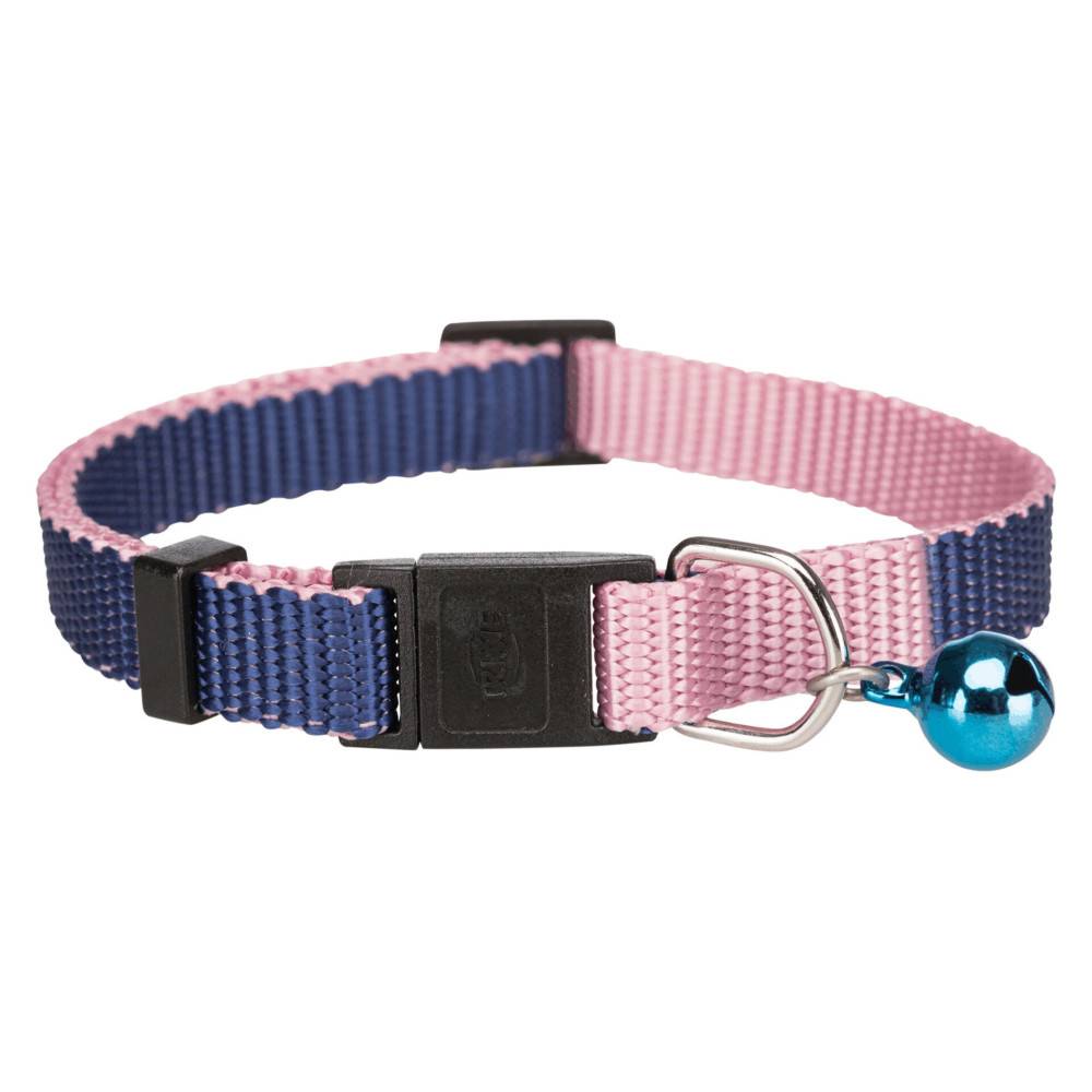 Trixie - Collier bicolore, avec une clochette couleur aléatoire pour chat - Imagen 7