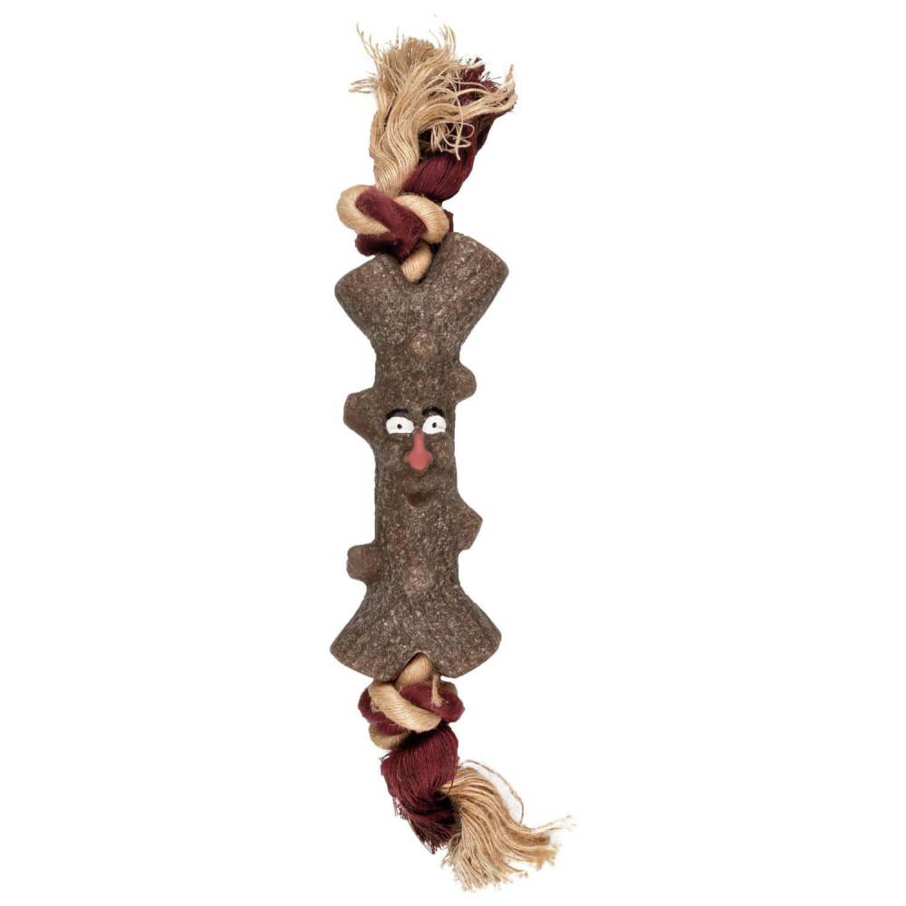 Flamingo - Jouet pour chien Woody branche avec corde 15 cm - Imagen 1