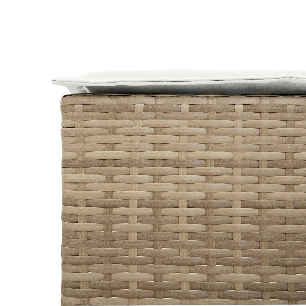 Prolenta Premium - Chaises de jardin rotin beige 40 x 40 x 76 cm - Prolenta premium p371.4 - Image 8