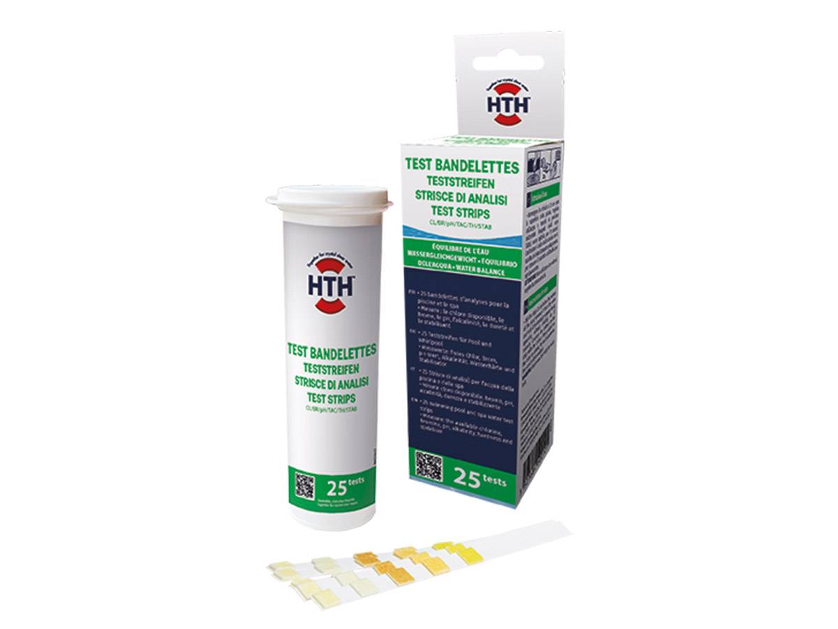 Hth - Bandelettes d'analyse hth® TEST Cl/pH/Br/TH/TAC/St - Imagen 2