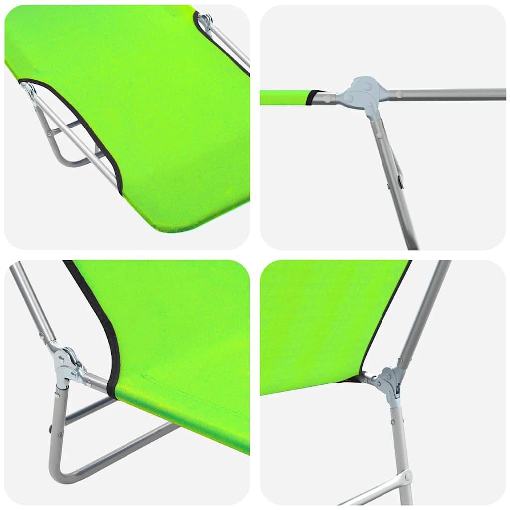 Lot de 2 Lits de Camp Pliants Acier et Tissu Vert – ComfortXL Outdoor Living - Image 8
