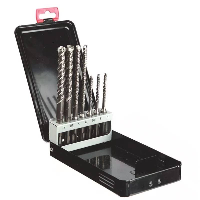 Coffret de 7 forets béton DIAGER ROCKFASTER SDS+ 1001R