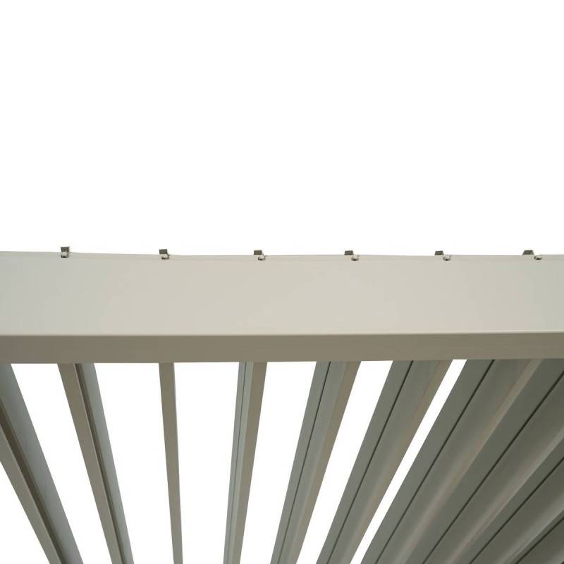 Hesperide - Pergola bioclimatique autoportante Evora 369x369x250,8cm argile - Hespéride - Image 9