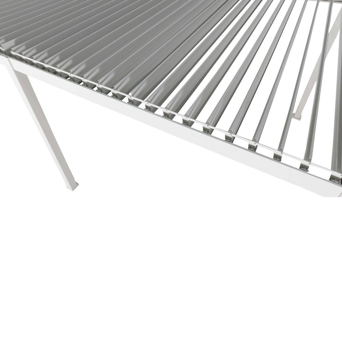 Hesperide - Pergola bioclimatique autoportante Evora 369x369x250,8cm argile - Hespéride - Image 4