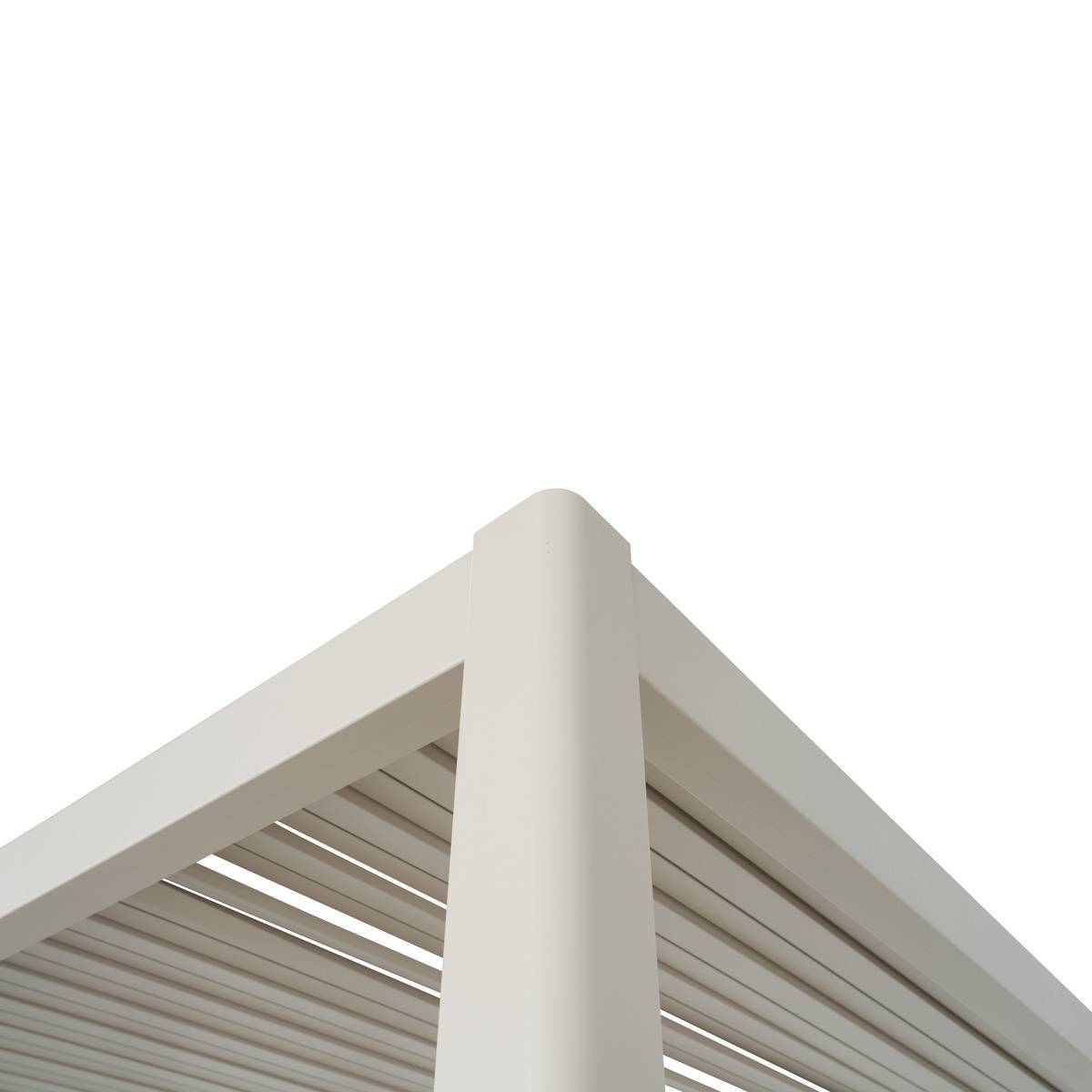 Hesperide - Pergola bioclimatique autoportante Evora 369x369x250,8cm argile - Hespéride - Image 5