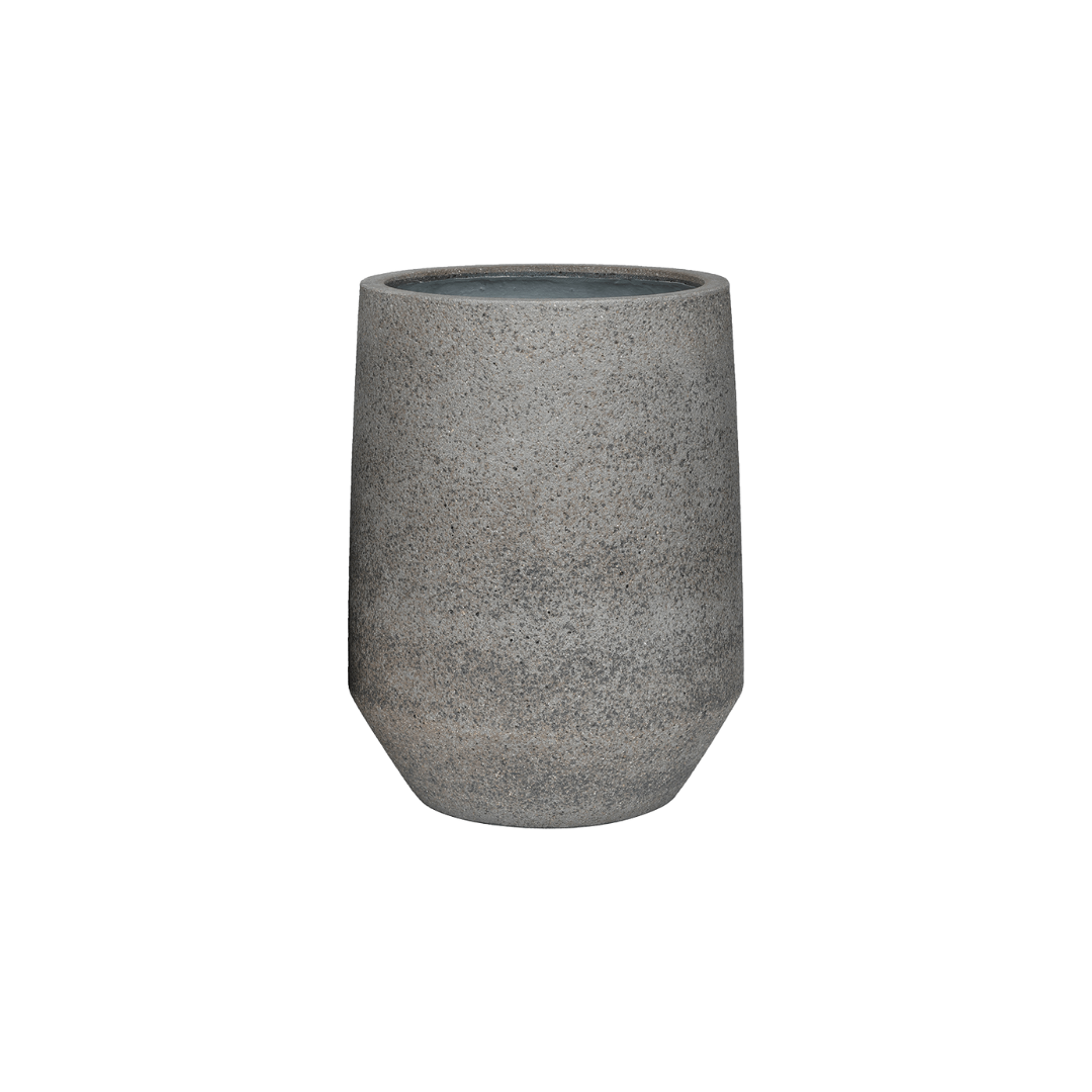 Pot de fleurs diorite gris - taille S - D.40cm x H.48cm - Image 1