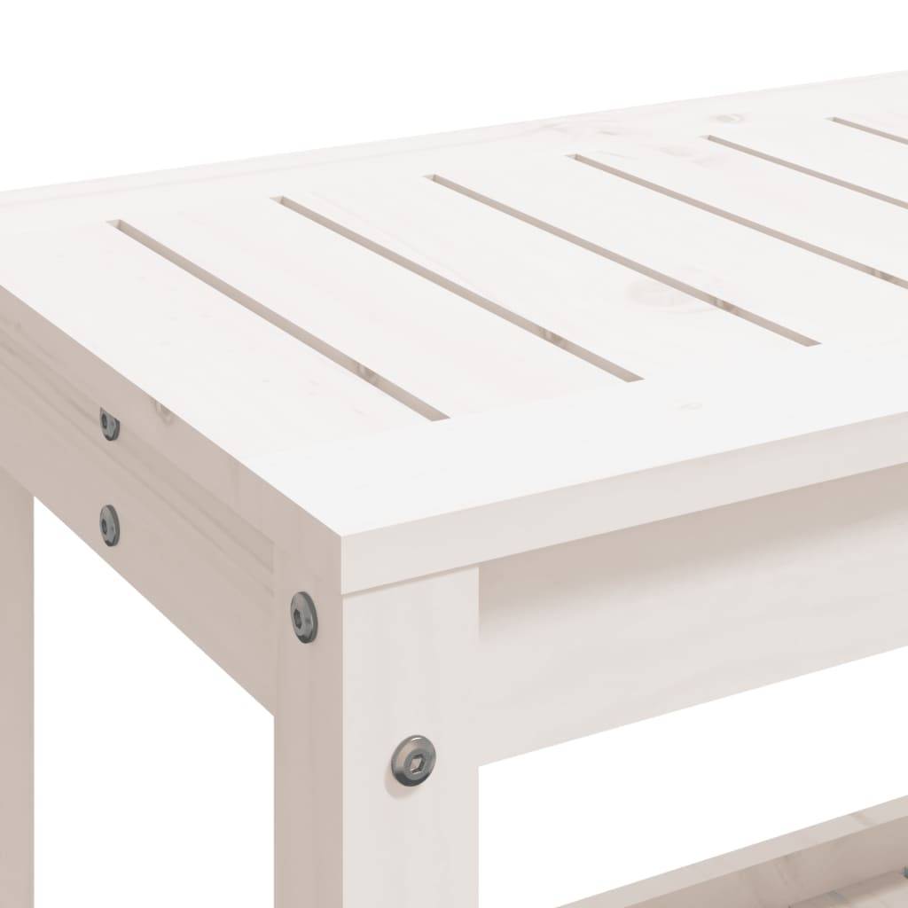 Prolenta Premium - Banc de jardin Blanc 35 X 108 cm - Prolenta Premium - Image 7