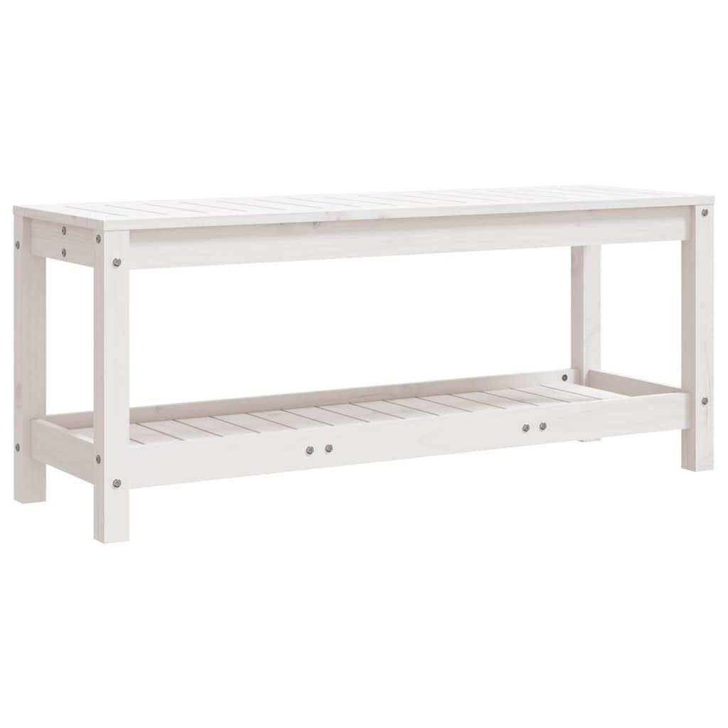 Prolenta Premium - Banc de jardin Blanc 35 X 108 cm - Prolenta Premium - Image 5