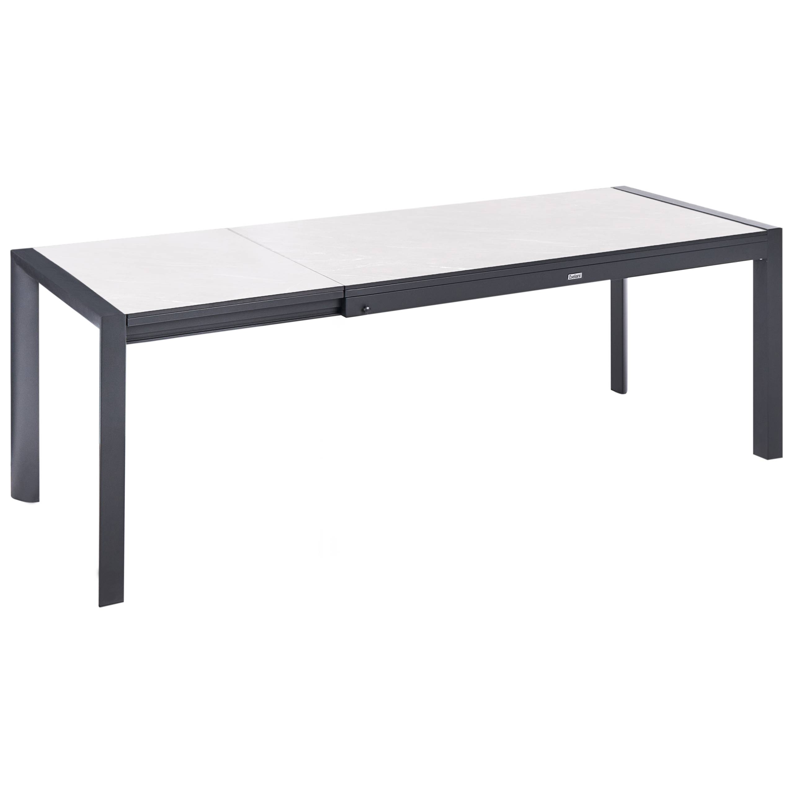 Beliani - Table de repas, 8 Personnes Panneau stratifié haute pression HPL Beige BINASCO - 90x220x75- Beliani - Image 3