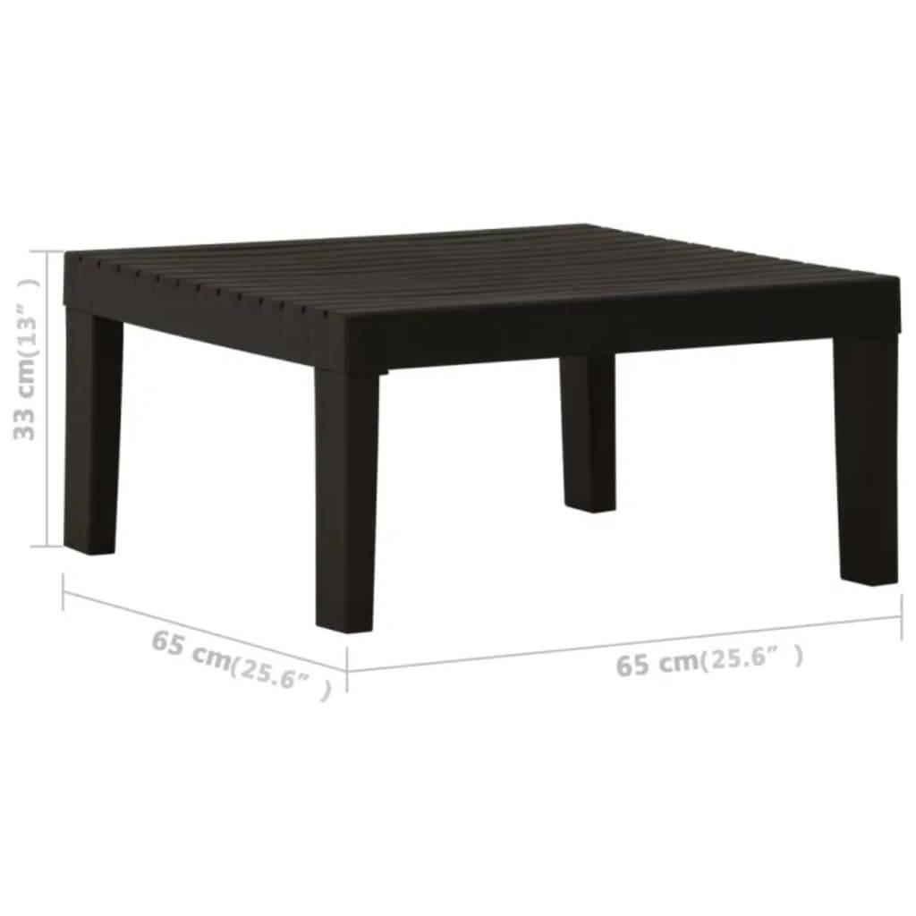 ComfortXL - Salon de jardin 3p Plastique avec Coussins pour Terrasse Extérieur Gris – ComfortXL Outdoor Living - Image 4