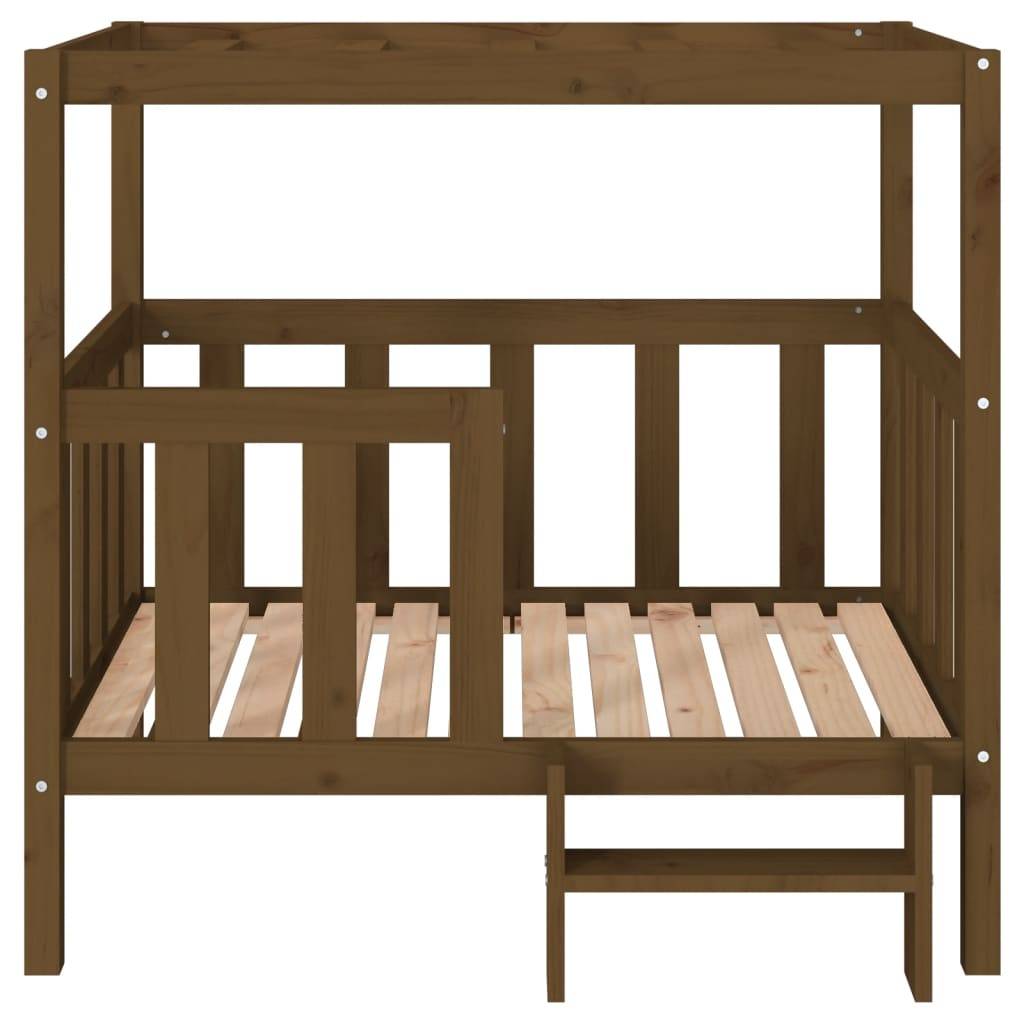 Vidaxl - Lit pour chien Marron miel 105,5x83,5x100 cm Bois de pin solide vidaXL 822390 - Imagen 6