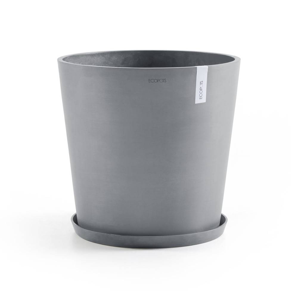 Ecopots - Pot Rond Amsterdam 60 Bleu Gris - Ø 60 x H. 54,8 cm - 100 L ECOPOTS - Imagen 5