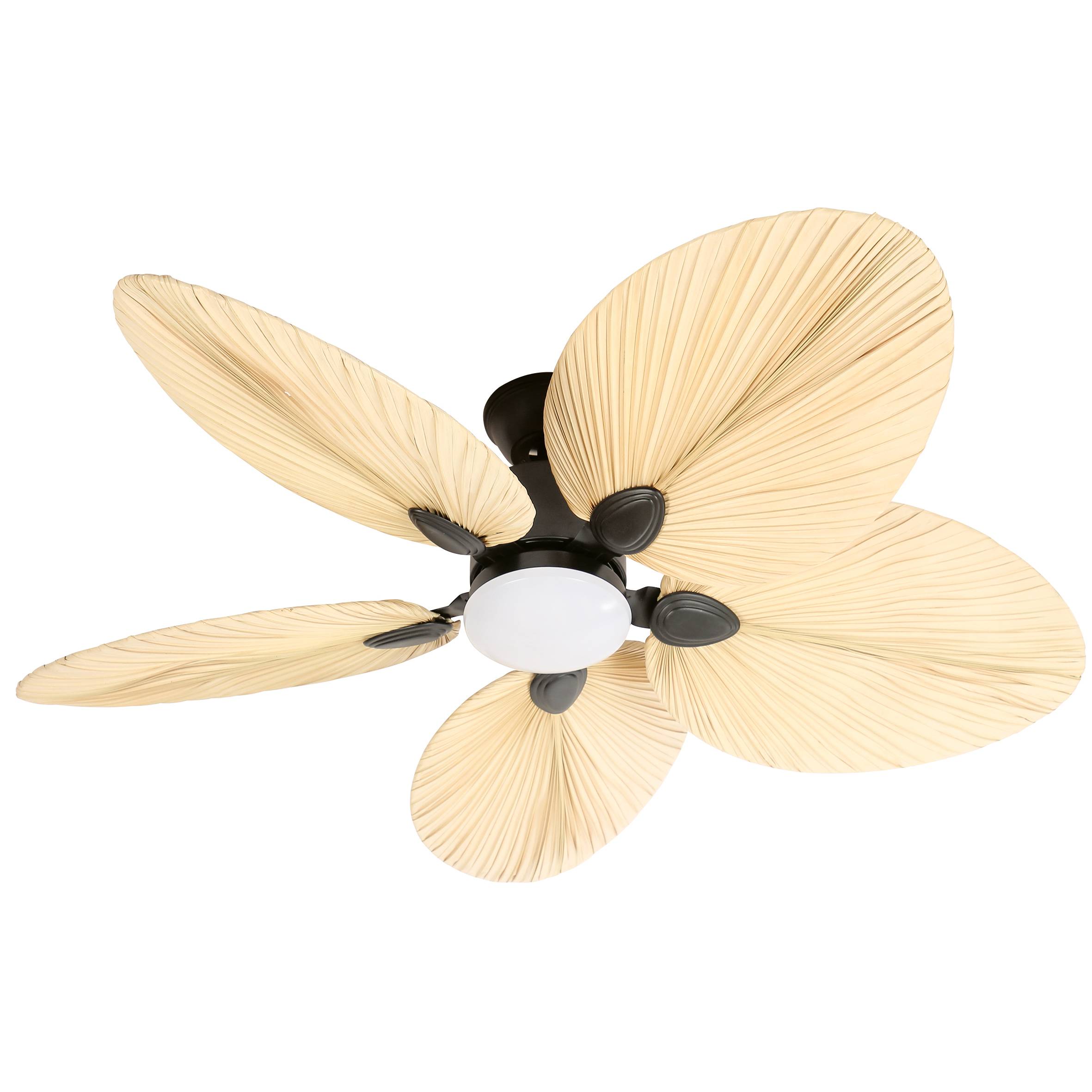 Ventilateur de plafond Makani 132?cm – LED 18?W – 5?pales en feuille – Moteur?DC FARTOOLS - Image 1