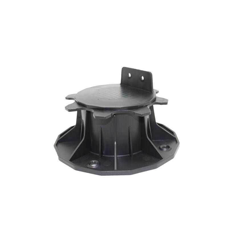 PLOT RÉGLABLE DE 66 À 145 MM POUR TERRASSE BOIS ET COMPOSITE - Coloris - Noir - Image 2