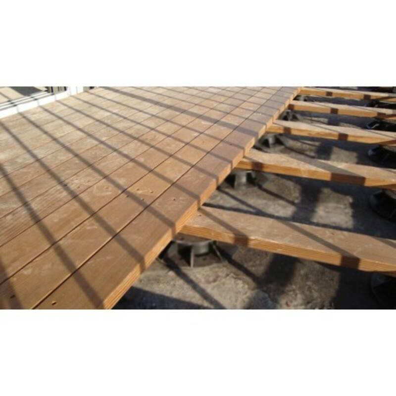 PLOT RÉGLABLE DE 66 À 145 MM POUR TERRASSE BOIS ET COMPOSITE - Coloris - Noir - Image 3