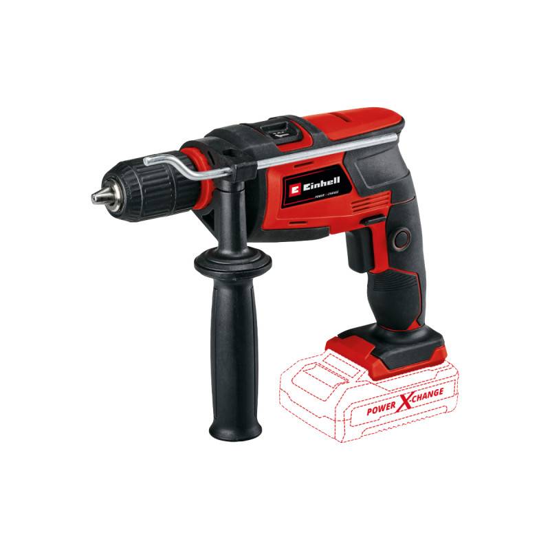 Einhell - Perceuse à percussion EINHELL 18V Power X-Change - Sans batterie ni chargeur - TC-ID 18 Li - Solo - Image 1