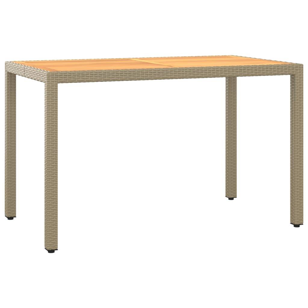 Vidaxl - Ensemble à manger de jardin et coussins 5 pcs Poly rotin Beige vidaXL 3095501 - Image 6
