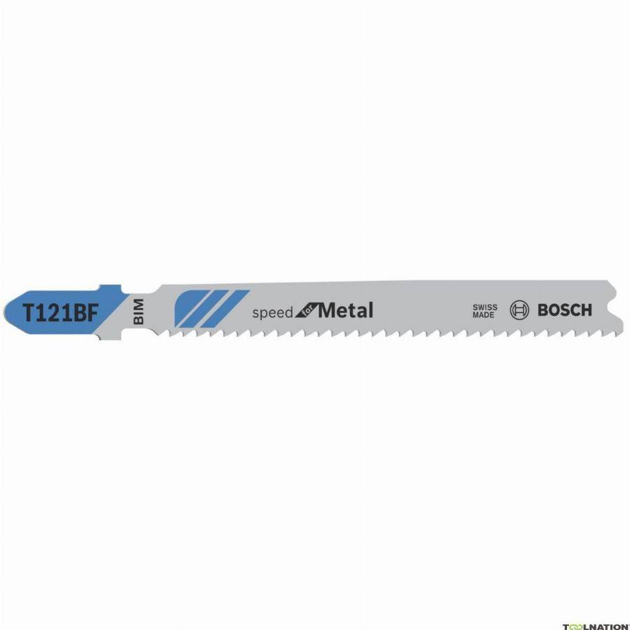 Bosch - Lame de scie sauteuse T 121 BF speed pour métal BOSCH - carte de 5 - 2608636702