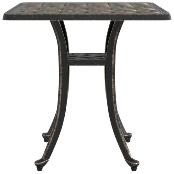Table de jardin aluminium coulé bronze 53 x 53 x 53 cm, Poids :4.85kg - PANGIVO - Image 6