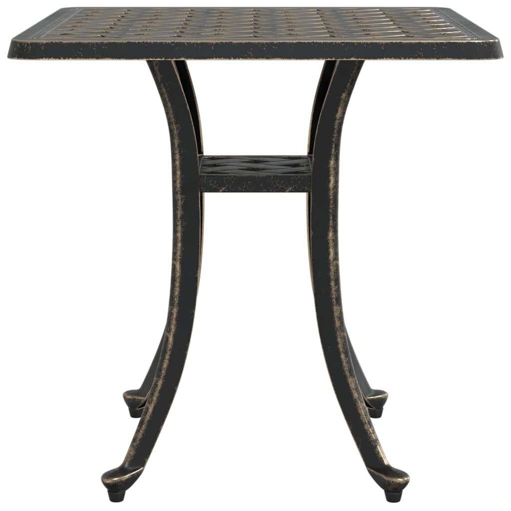 Table de jardin aluminium coulé bronze 53 x 53 x 53 cm, Poids :4.85kg - PANGIVO - Image 6