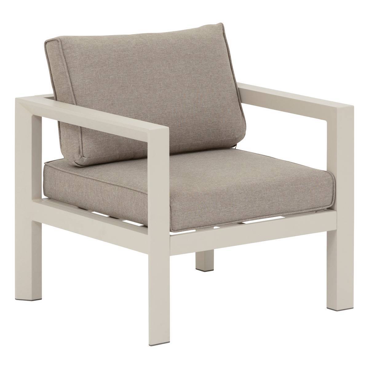 Hesperide - Fauteuil de salon de jardin "Évasion" argile en aluminium traité en epoxy Hespéride - Imagen 1