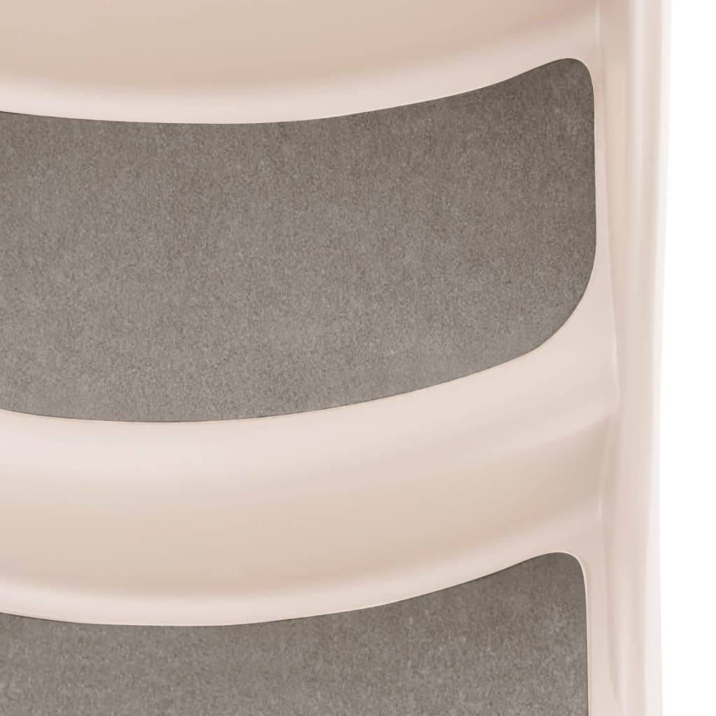 Vidaxl - Escalier pliable 3 marches pour chien Crème 50x38x38 cm vidaXL 152233 - Imagen 5