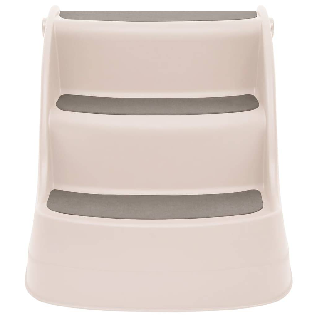 Vidaxl - Escalier pliable 3 marches pour chien Crème 50x38x38 cm vidaXL 152233 - Imagen 8