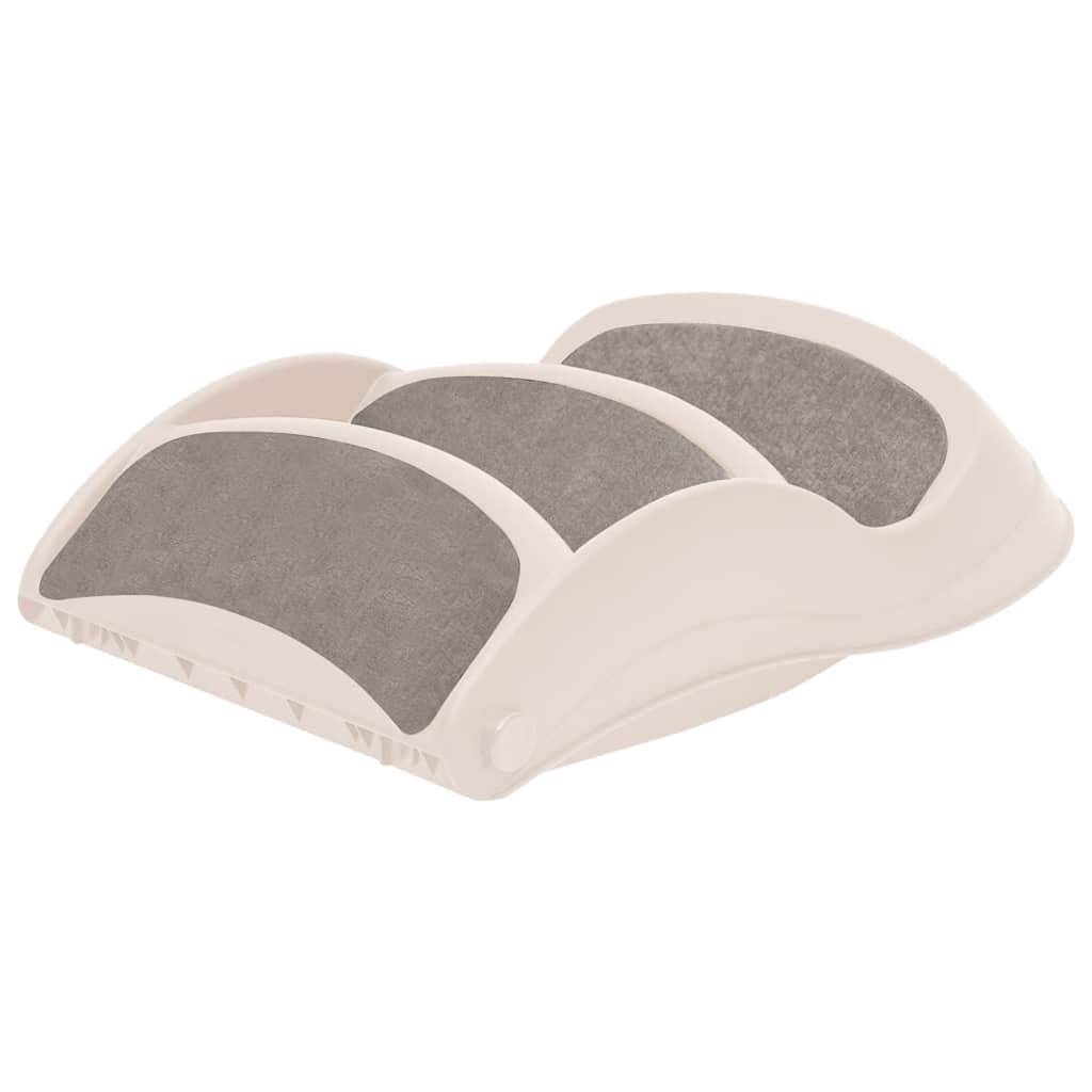 Vidaxl - Escalier pliable 3 marches pour chien Crème 50x38x38 cm vidaXL 152233 - Imagen 7