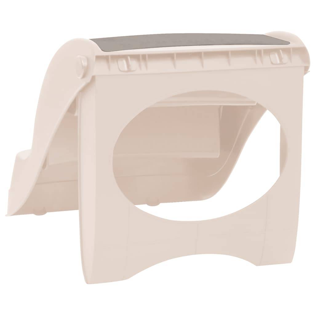 Vidaxl - Escalier pliable 3 marches pour chien Crème 50x38x38 cm vidaXL 152233 - Imagen 6