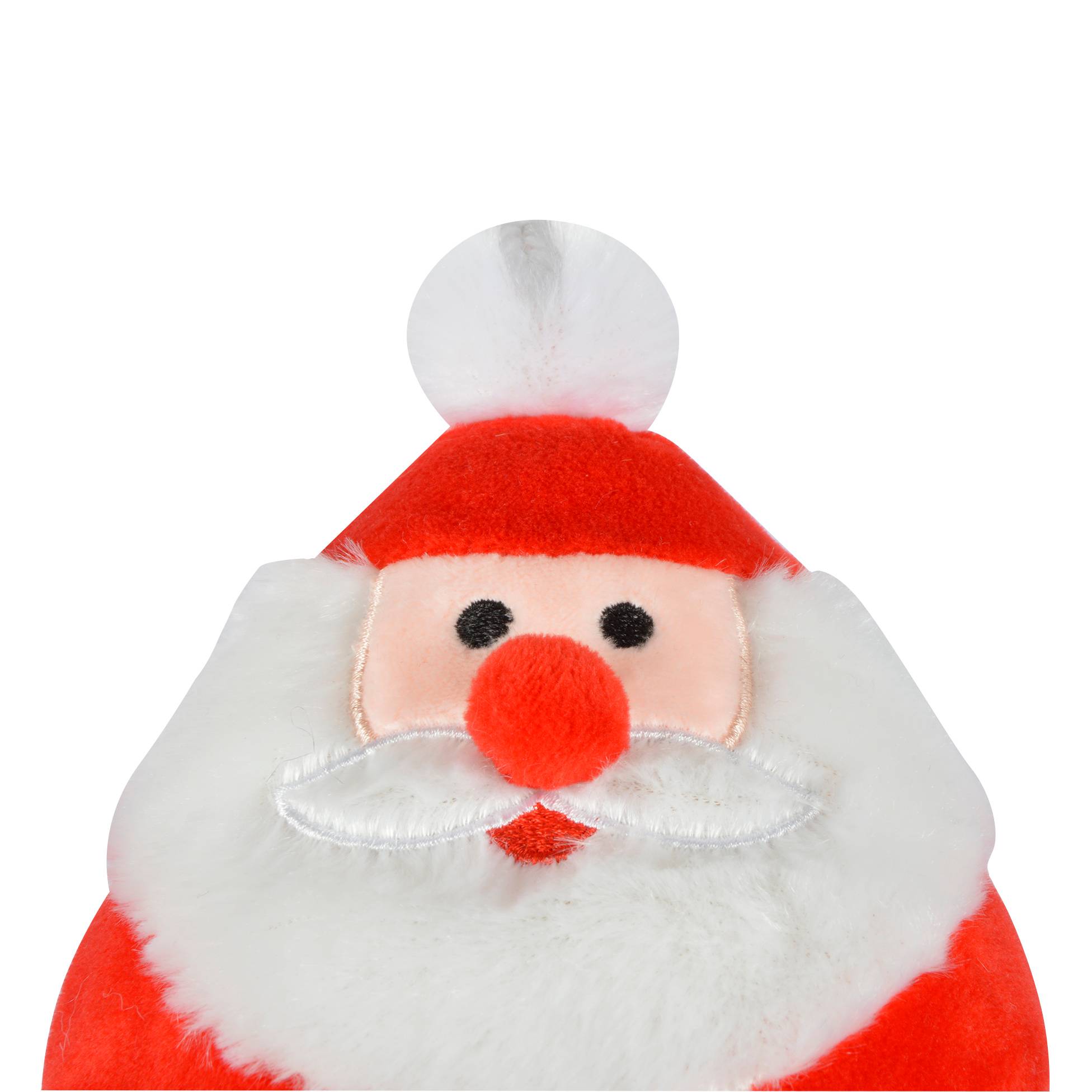 Jeu peluche Pere Noel et corde pour chien - Image 2