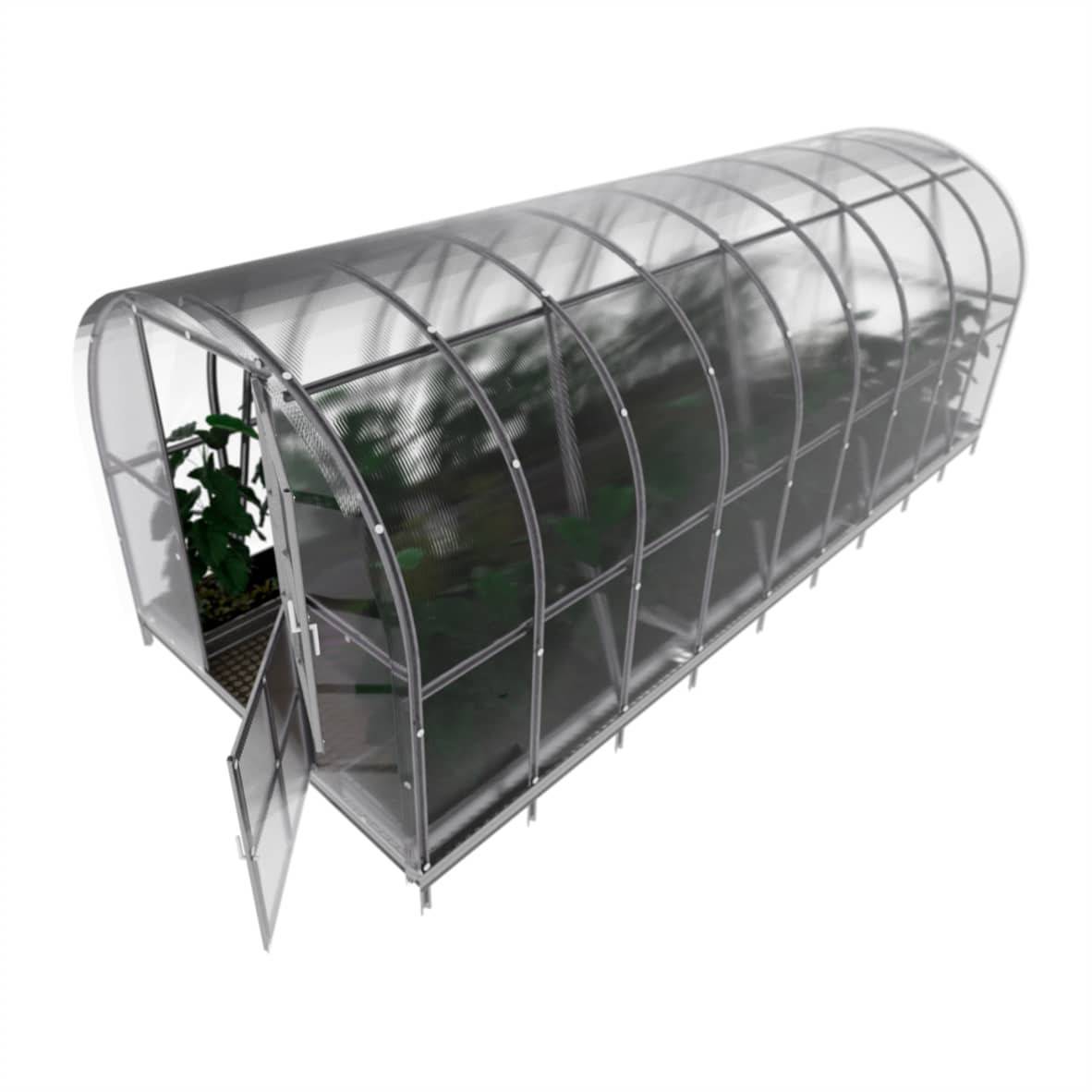 KLASIKA GREENHOUSES - Serre de jardin polycarbonate 3 x 6 m (18 m²) 6 mm - Klasika Greenhouses - Image 6
