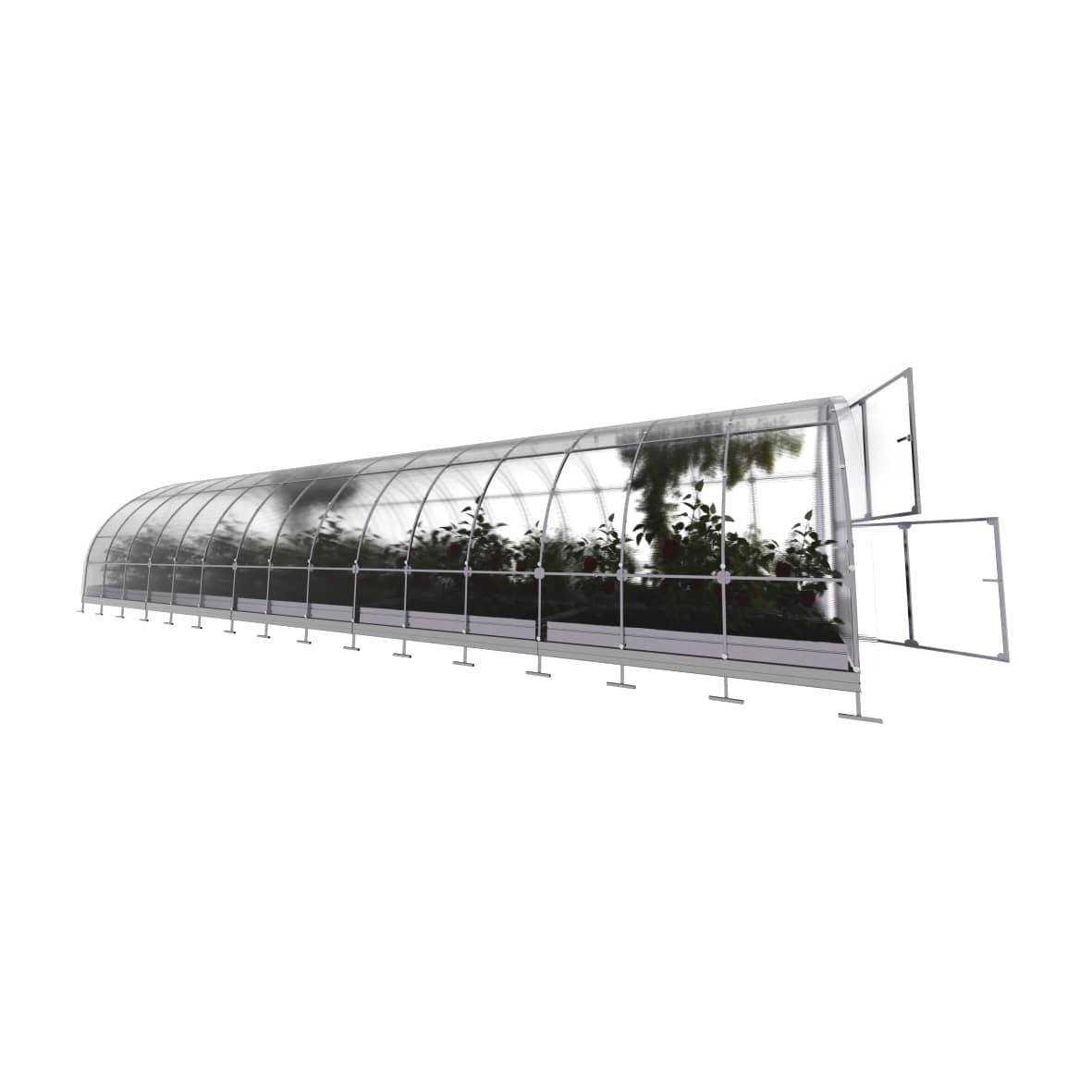 KLASIKA GREENHOUSES - Serre KLASIKA TUBE 3 x 10 m (30 m²), 6 mm avec revêtement en polycarbonate - Image 4