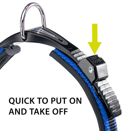 Ferplast - Ferplast Collier Chien ERGOCOMFORT C15/33, collier pour chiens de grande taille, fermeture avec micro-ajustement, rembourrage doux, dégagement rapide, - Imagen 4