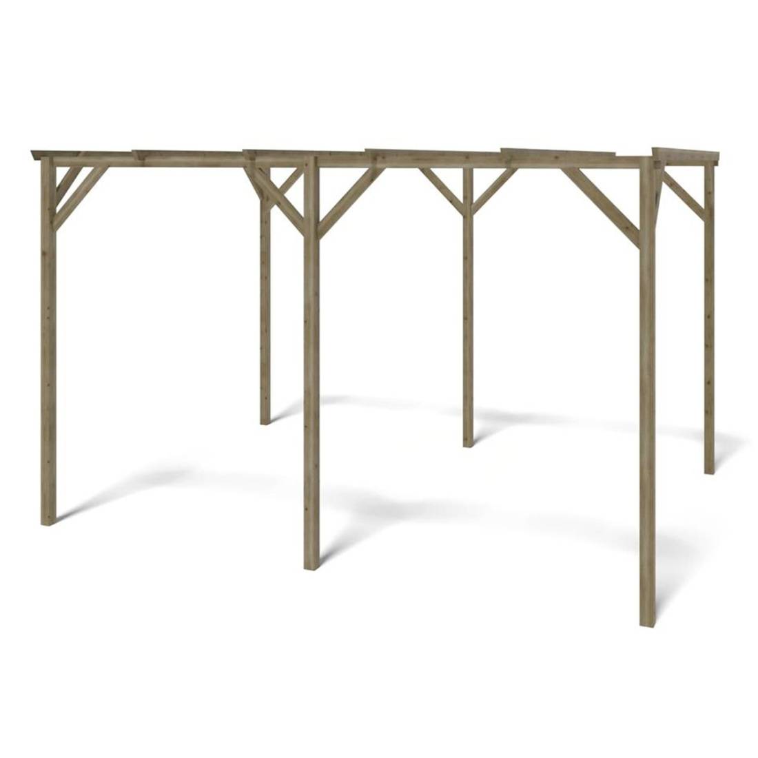 Altanka - Carport, abri de voiture 3x4 m - 12 m2 - CAR13 - ALTANKA - Image 4