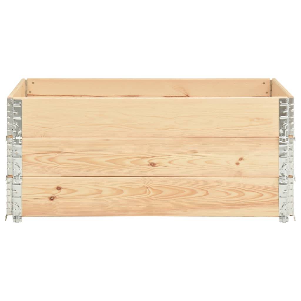 Helloshop26 - Jardinières surélevées 3 pcs 100 x 150 cm bois de pin solide - Imagen 2