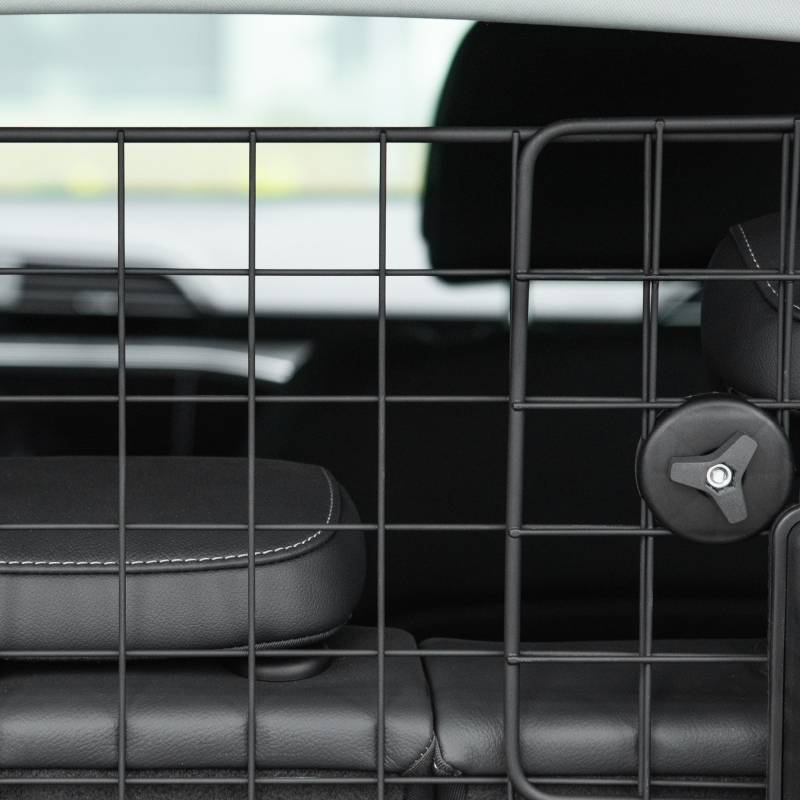 Grille de protection chien voiture universelle 90-120 x 0.6 x 40.5 cm métal - PANGIVO - Image 8
