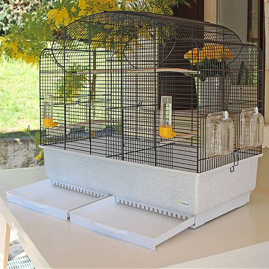 Ferplast - Ferplast Cage pour Canaris et Oiseaux Exotiques CANTO, Petite Cage de Reproduction avec Séparation et Accessoires - Image 4