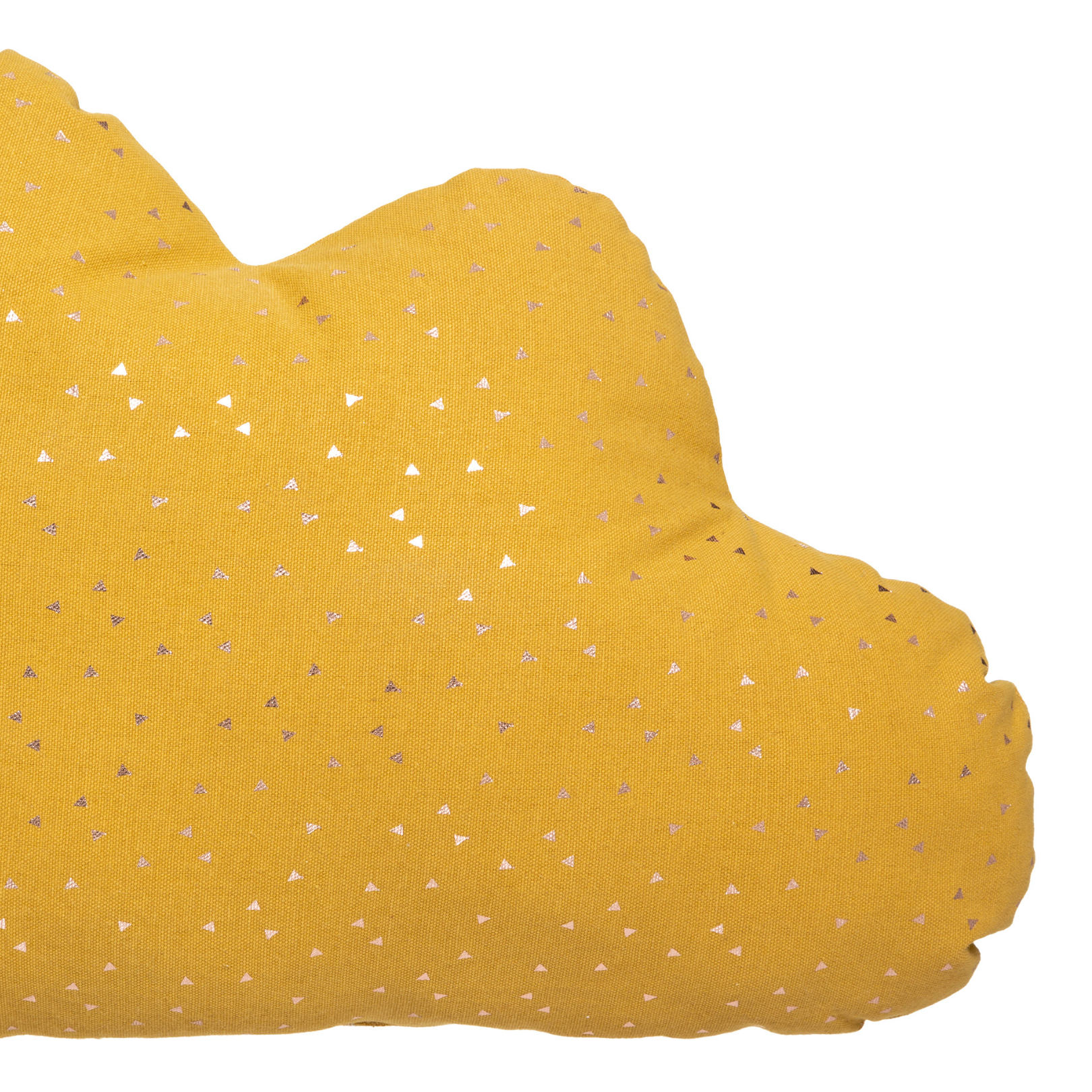 Atmosphera - Coussin enfant "nuage" - ATMOSPHERA - Coton - Jaune Ocre - Imagen 2