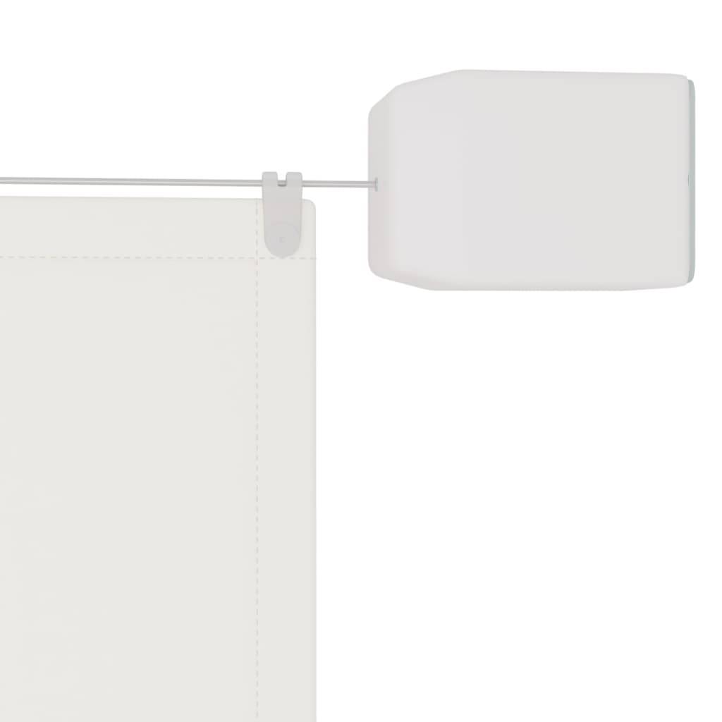 Helloshop26 - Auvent vertical 200x420 cm tissu oxford blanc - Imagen 2