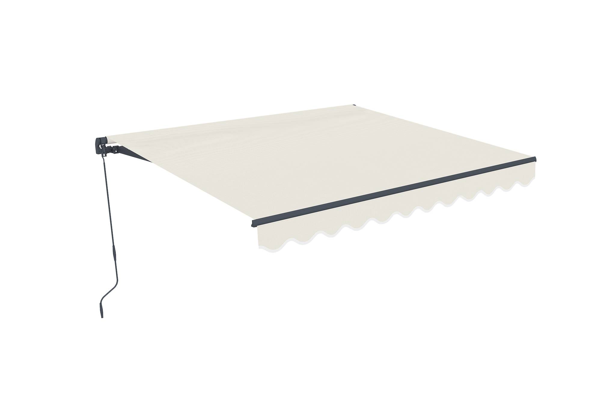 CAZEBOO - Cazeboo Store banne monobloc beige VECCHIO 3x2,5 m avec fixations plafond - Image 6