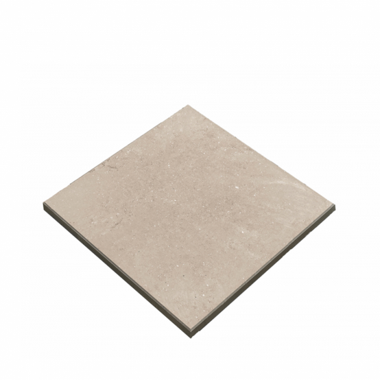 Dalle terrasse béton composite recyclé 50x50x3 cm - 7 kg : facile à poser - Sable - Jardinex - Image 1
