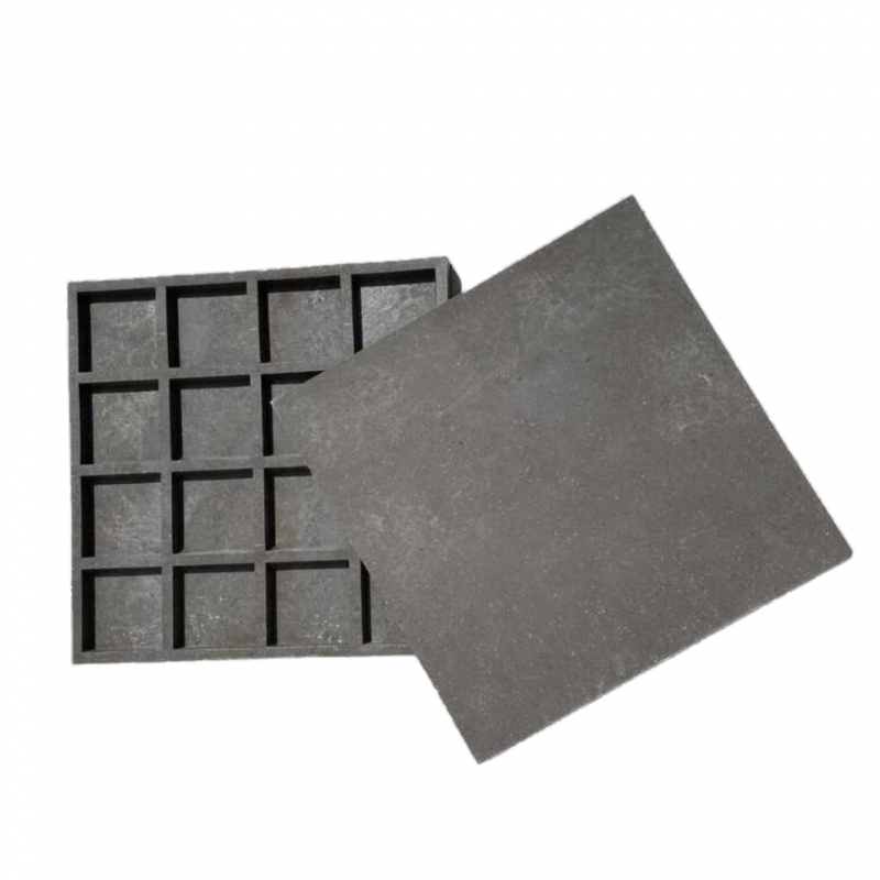 Dalle terrasse béton composite recyclé 50x50x3 cm - 7 kg : facile à poser - Sable  - Jardinex - Image 5
