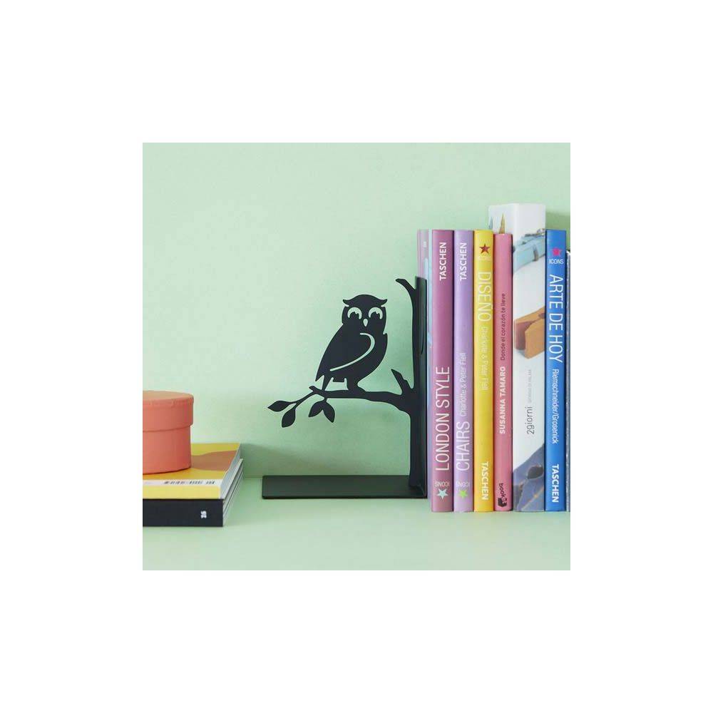 Balvi - Serre-livres en métal noir Animaux Oiseau - Imagen 2