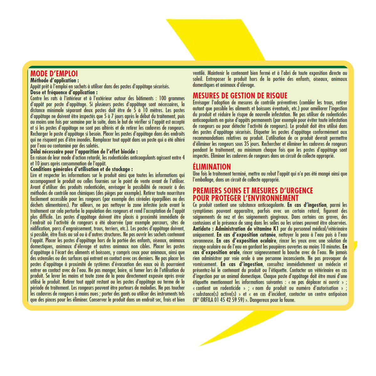 Acto - ACTO RATS Appât blé - 7 x 20 grs -  Solution efficace contre rats noirs et rats d'égout. - Imagen 2