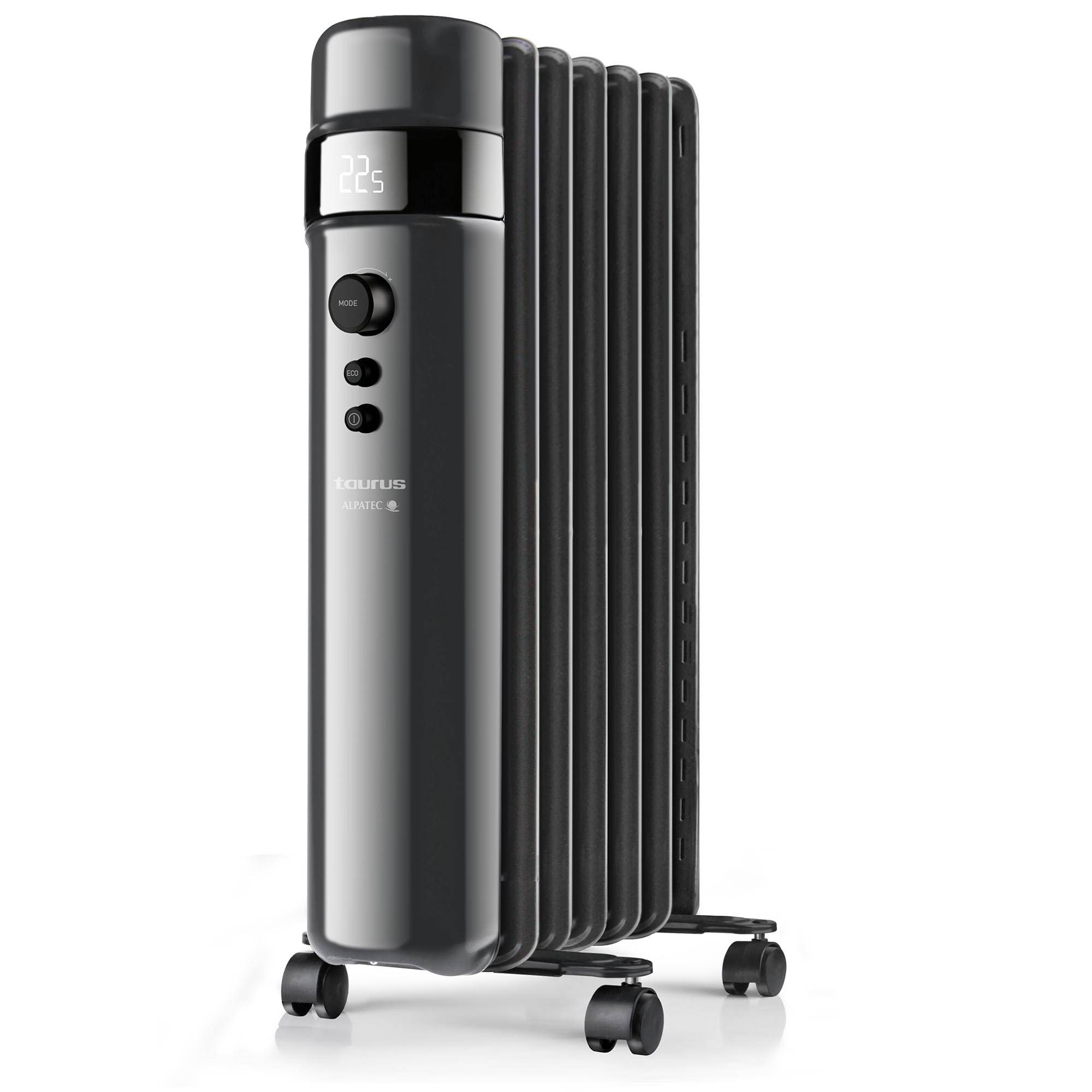 Radiateur à bain d'huile 1500w noir AGADIR 1500 Taurus Alpatec